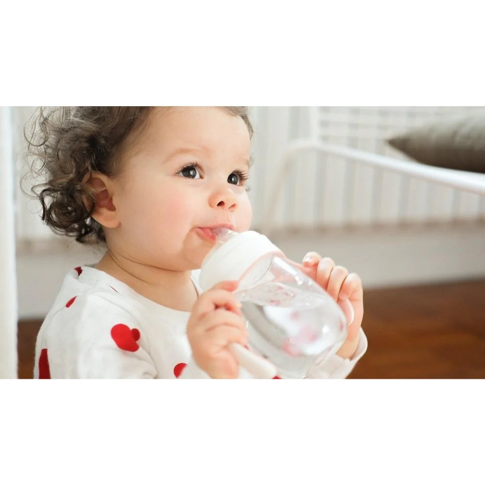 BEABA 2-IN-1 BOTTLE TO SIPPY LEARNING CUP 210ML - VINTAGE PINK - Image 7
