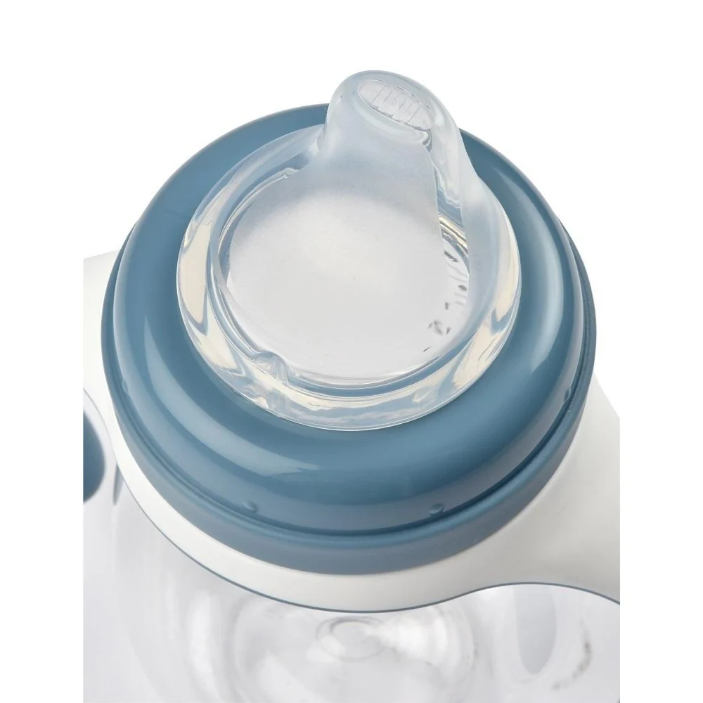 BEABA 2-IN-1 BOTTLE TO SIPPY LEARNING CUP 210ML - WINDY BLUE.  NEW - Image 4