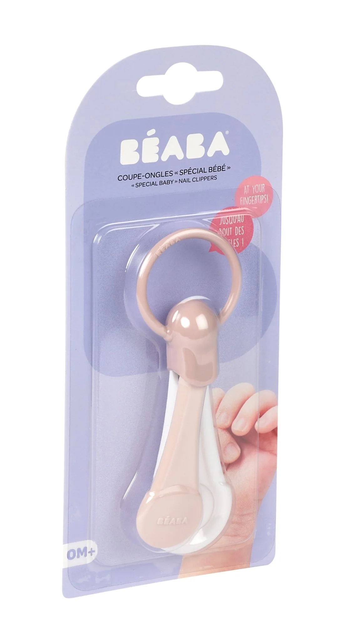 BEABA BABY NAIL CLIPPERS - OLD PINK - Image 5