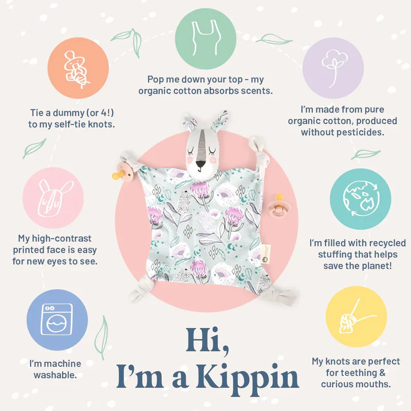 Floss Kippin Organic Cotton Baby Comforter - Image 3