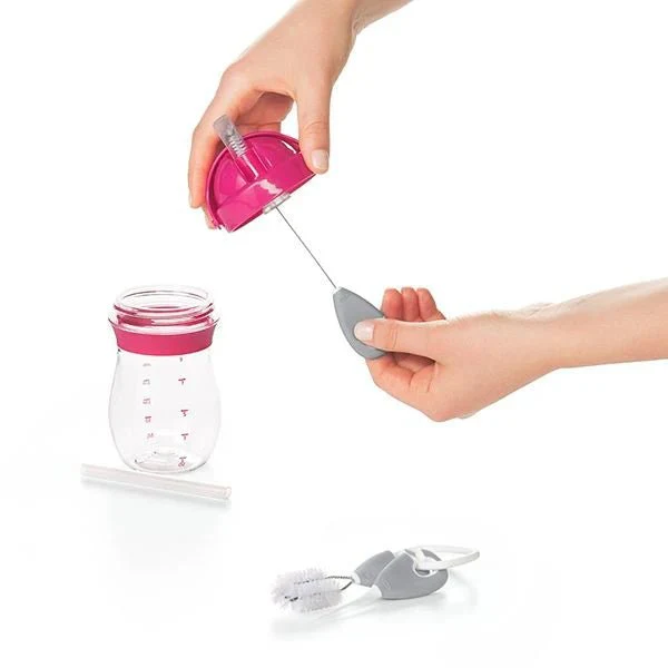 OXO TOT STRAW & SIPPY CUP TOP CLEANING SET - GRAY - Image 4