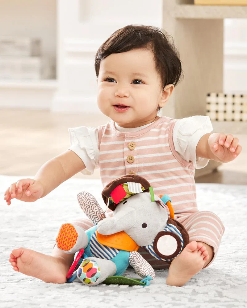 SKIP HOP ELEPHANT BANDANA BUDDIE STROLLER TOY - Image 3