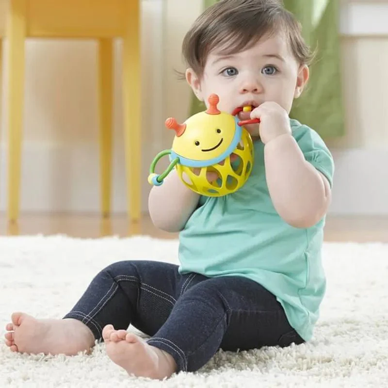 Skip Hop Explore & More Roll-Around Rattles - Bee - Image 3
