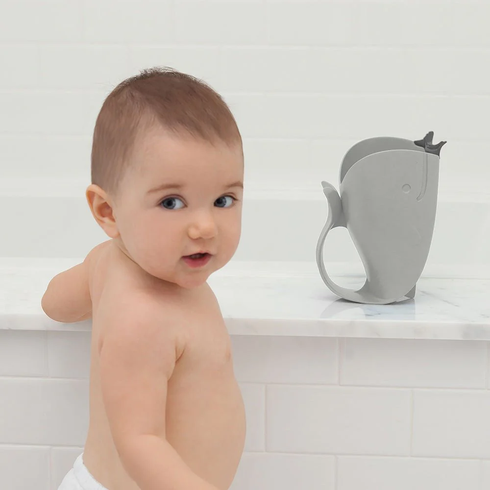 Skip Hop Moby Waterfall Bath Rinser - Grey - Image 4