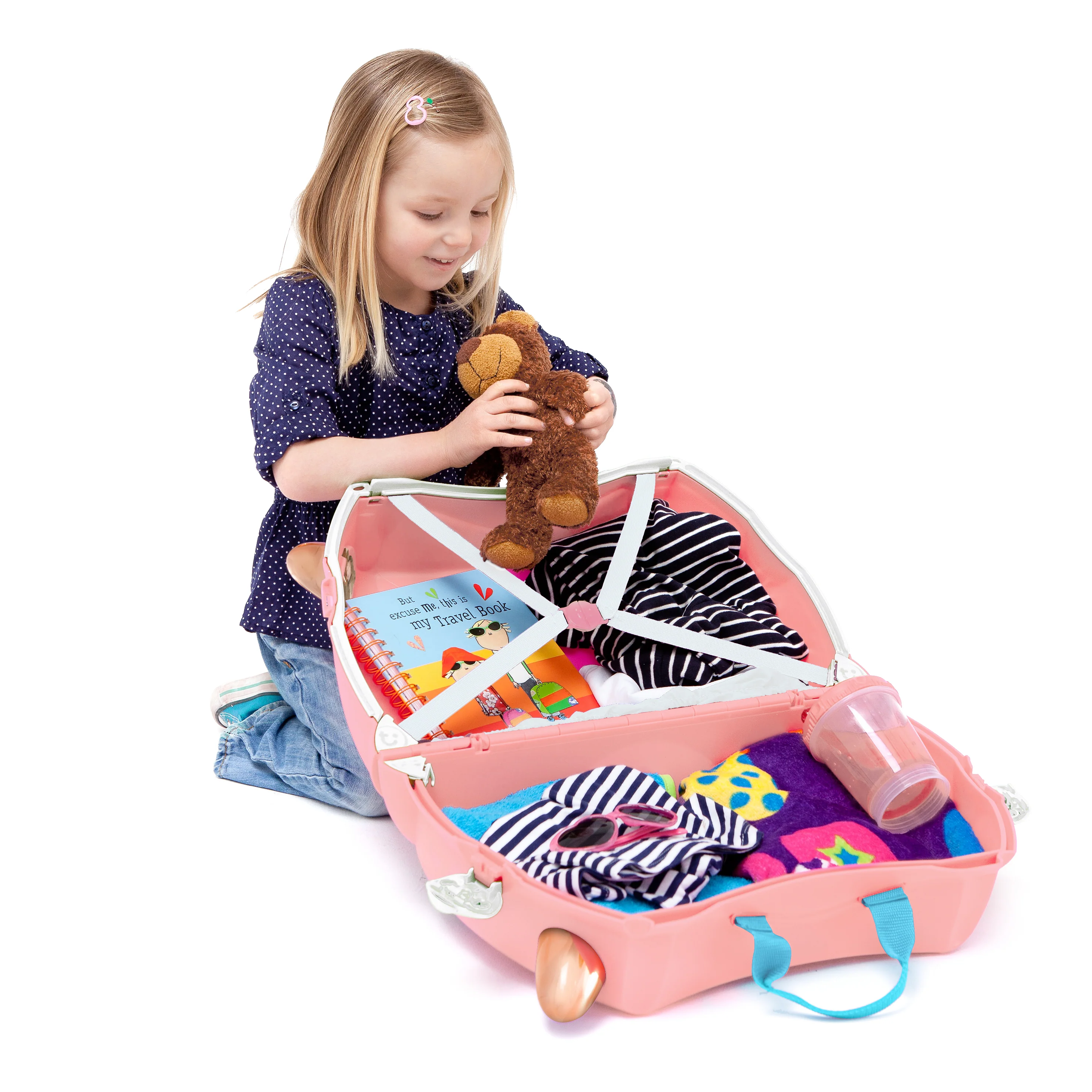 TRUNKI RIDE ON LUGGAGE - FLOSSI FLAMINGO - Image 5